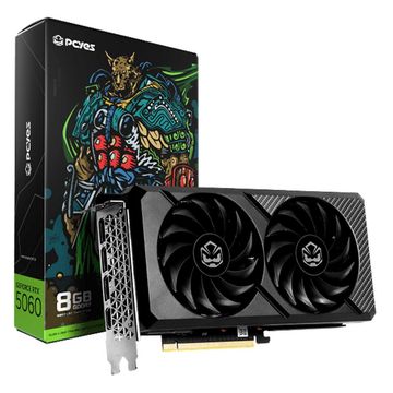 Placa de Vídeo Pcyes Geforce RTX5060 Dual Fan 8GB DDR7 128Bits HDMI Displayport - PVRTX5060B2F128