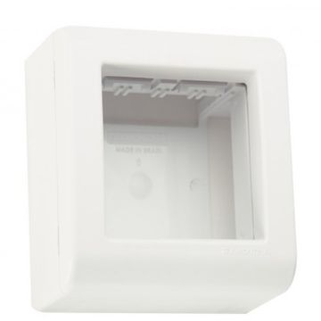 Caixa Sobrepor Padrão + Tampa para 1 Modulo Tramontina LizFlex 2 Tomadas - 57303/002