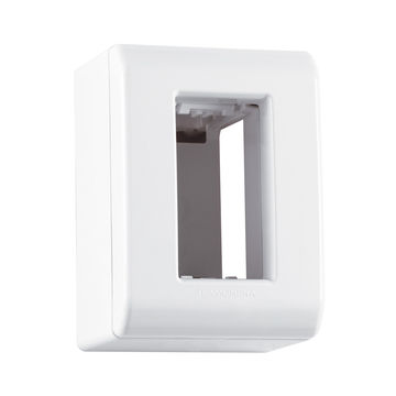 Caixa Sobrepor Padrão + Tampa para 1 Modulo Tramontina LizFlex - 57303/001 - 131535