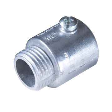 Conector para Condulete Reto 1" sem Rosca Flexor Aluminio Tramontina - 56126/023 - Vendido Unitário