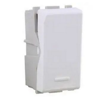 Interruptor 1 Simples Módulo 10A 250V Tramontina Liz, Lux2, Giz, Lizflex Branco - 57115/010