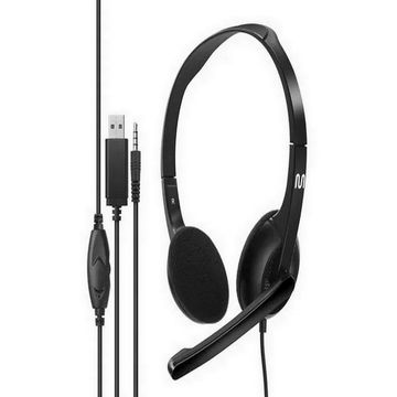 Fone de Ouvido Headset com Microfone com Conexão USB/P3 Preto HF250 Multilaser - PH467