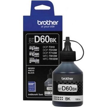 Tinta para Cartucho Brother Preto Original - BTD60BK -  6.500 páginas para HLT4000DW, DCPT310, DCPT420W, DCPT520W, DCPT720W, MFCT820W, MFCT910DW-ES-06