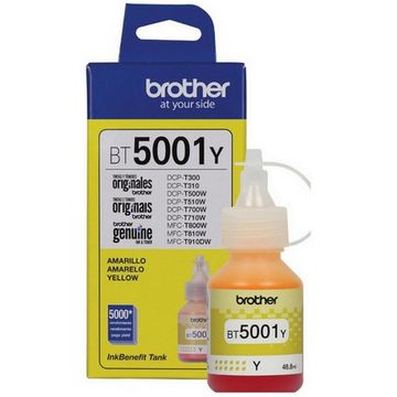 Tinta para Cartucho Brother Amarelo Original - BT5001Y - 5.000 páginas para HLT4000DW, DCPT310, DCPT510W, DCPT710W, MFCT810W, MFCT910DW-ES-06