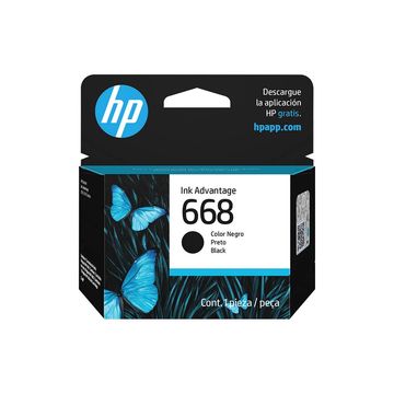 Cartucho de Tinta HP 668 Preto Original - 7FP37VL - 160 páginas para 2975