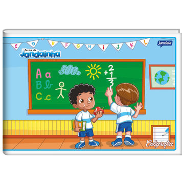 Caderno Caligrafia Capa Flexível Costurado 40 Fls 200x140 Turma do Jandainha - Pacote com 20 Unidades - Jandaia - 401-77