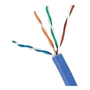 Cabo de Rede 24AWG Legrand Cat.5E LSZH 4 Pares Azul 0302144 Vendido por Metro - 100% Cobre Homologado ANATEL