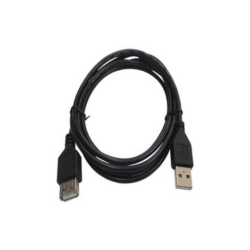Cabo USB A-Macho - A-Fêmea 3 Metros 2.0 Preto - Seccon - CY-0694-USB2.0-3M-B-S