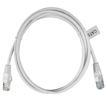 Cabo Patch Cord Cat6 2,5 Metros Branco Seccon SecLan CY-5128-CAT6-2.5M-WH - Homologado ANATEL