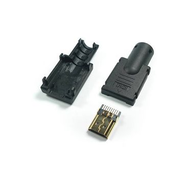 Conector HDMI solda fio Seccon - SK-HDMI-BK105