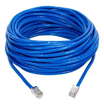 Cabo Patch Cord Cat6 30 Metros Azul Seccon SecLan WT-2038B-CAT6-30M-BL - Homologado ANATEL