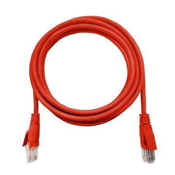 Cabo Patch Cord Cat6 3 Metro Vermelho Seccon SecLan WT-2038B-CAT6-3.0M-RD - Homologado ANATEL