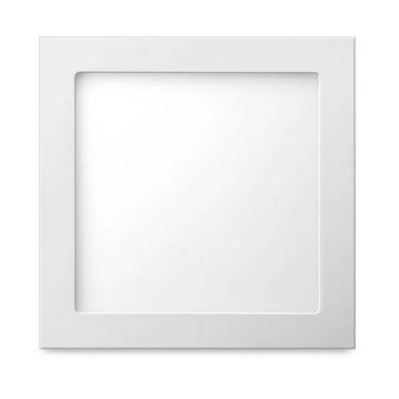 Luminária Plafon 18W LED 3000K Quadrado 225x225x38mm de Embutir Bivolt Elgin - 48D18WEQM0E0