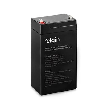 Bateria Selada para No-Breaks 4,0 Ah 4 Volts Elgin - 82416