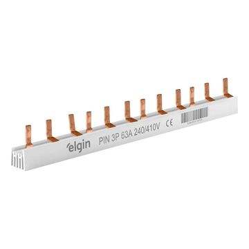 Barramento Pente Trifásico para Disjuntor até 63A 12 Polos Elgin - 52BF00312P63