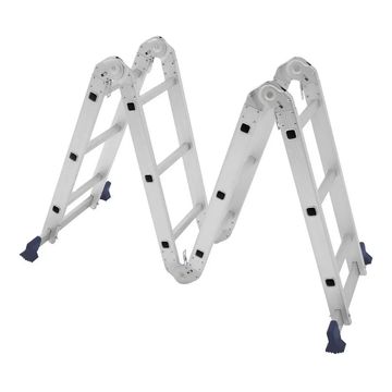 Escada de Alumínio Multifuncional 4 x 3 Degraus Mor - 5221