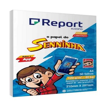 Papel A4 Branco Senninha Report Caixa com 25 Resmas 50 Folhas 120 Gramas - 51011078