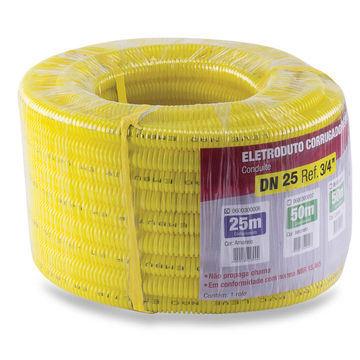 Eletroduto Flexível ou Conduíte Corrugado Flexível 3/4 com 50 Metros Force Line - 0600300010-SINOP-03