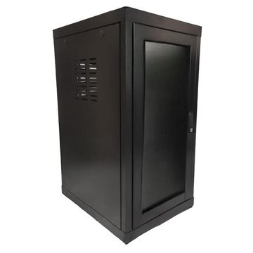 Rack para Servidor Piso 24U 770mm 19POL Preto Fibra Metal - RP24770S-SINOP-03
