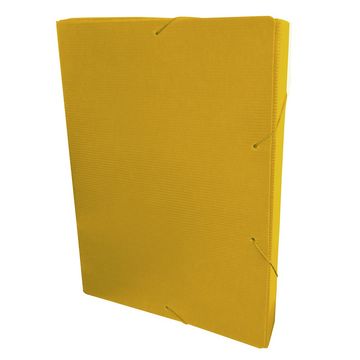 Pasta Aba Elástico Ofício 340 x 245mm Lombo 2,0cm Amarelo Polidello Dello - Unitário - 0961.A.0010-SINOP-03