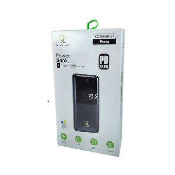 Carregador de Celular Portátil Power Bank 15.000mAh 22.5w 2 USB + 2 USB-C Preto X-Cell - XC-BANK-34 - P-SINOP-03