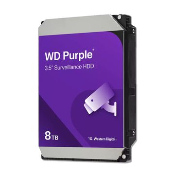 Hard Disk CFTV 8.0 TB Sata 3 Western Digital Purple 5640 RPM - WD85PURZ-SINOP-03