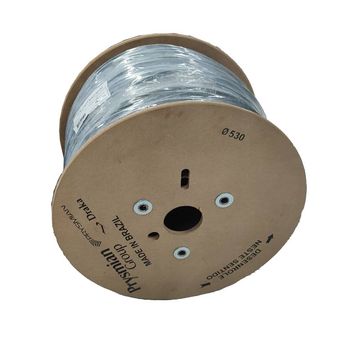 Cabo de Rede Blindado 24AWG Prysmian Cat.5e Tru 4 Pares Preto - 47983700 - Caixa com 1000Metros 100% Cobre Homologado ANATEL-SINOP-03