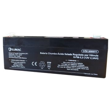Bateria Selada para Alarmes 2,3 Ah 12 Volts Ilumac - 90011-SINOP-03