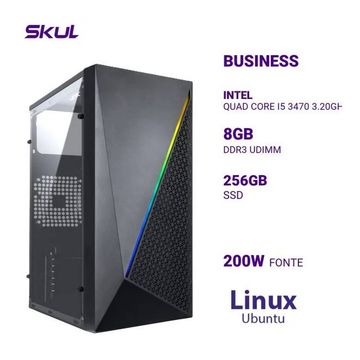 Micro Computador Skul Business B500 Core i5 3470 Memória 8 GB SSD 256GB Linux - sem Monitor 341638-SINOP-03