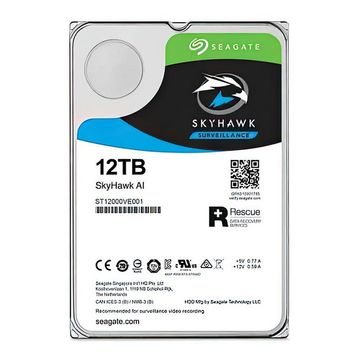 Hard Disk CFTV 12 TB Sata 6 Gb/s Seagate SkyHawk 7200 RPM - ST12000VE001-SINOP-03