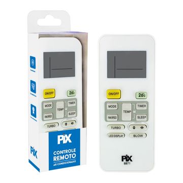 Controle Remoto para Ar Condicionado Carrier PIX - 026-8871-SINOP-03