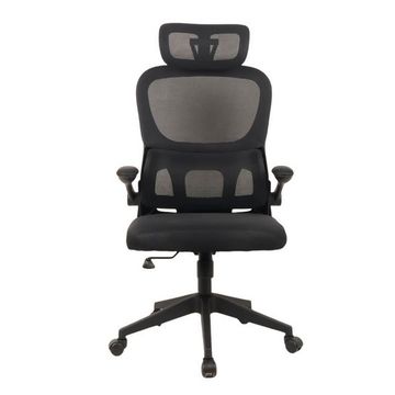 Cadeira Giratória com Braço Polipropileno Preto Office Arantes Maxprint - 111000003-SINOP-03