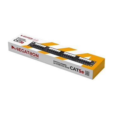 Patch Panel 24 Portas 19 Polegadas Cat.5E Megatron - 916-SINOP-03