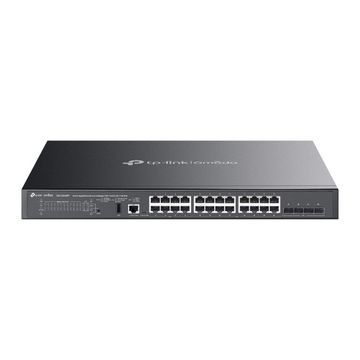 Switch PoE++ Gerenciável L3 Tp-Link SG5428XMPP 24 Portas 10/100/1000 Mbps + 4 Portas SFP 10G + 1 Portas Console - Omada-SINOP-03