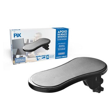 Apoio de Mesa Ergonômico Estático para Braço Preto PIX - 079-0096-SINOP-03