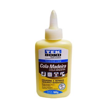 Cola Madeira 100 Gramas Tekbond - Unitário - 69957321920-SINOP-03