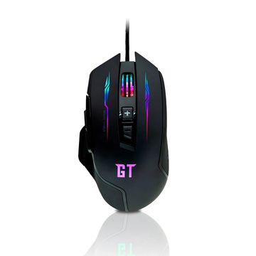 Mouse USB Gamer GOLDENTEC GT Space 12000 DPI Preto Led - 48211-SINOP-03