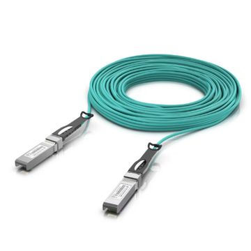 Cabo Link Fibra Optica 10G SFP+ 30 Metros - Ubiquiti - UACC-AOC-SFP10-30M-SINOP-03