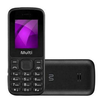Celular Multilaser UP 4G 2 Chips Preto Tela 1,77'' P9139-SINOP-03
