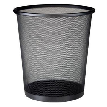 Lixeira de Aço Telada 11 Litros Preto Mor - 8235-SINOP-03