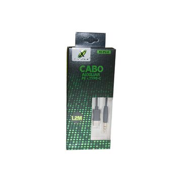 Cabo USB X-Cell Type C-Macho - P2-Macho 1,2 Metros Preto - XC-P2-C-SINOP-03
