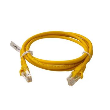 Cabo Patch Cord Cat6 1 Metro Amarelo Seccon SecLan WT-WT-2038B-CAT6-1.0M-YL - Homologado ANATEL-SINOP-03