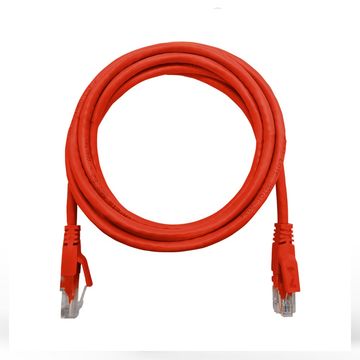 Cabo Patch Cord Cat.6 2,5 Metros Vermelho Megatron 944 - 100% Cobre Homologado ANATEL-SINOP-03