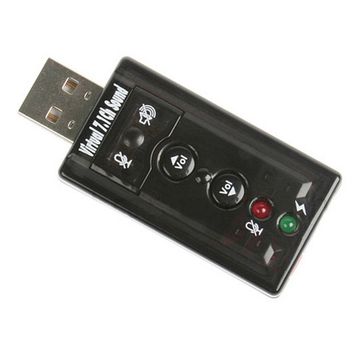 Adaptador de Som USB 7.1 Canais 2 Entradas Vinik - 25541-SINOP-03