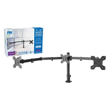 Suporte para Monitor Triplo Articulado 10 à 32 Polegadas Vesa PIX - 079-0082-SINOP-03