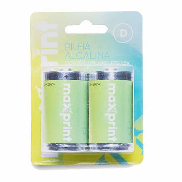 Pilha Alcalina Grande D Maxprint - 756401 - Blister com 2 Unidades-SINOP-03