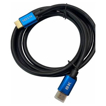 Cabo HDMI Macho x Macho 2.1 8K 3D 19 Pinos 1,8 Metros 60Hz - Seccon - HL-XBS-0018-SINOP-03