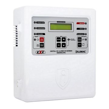 Central de Alarme de Incêndio Endereçável 1 Laço KXE-125 1LB S-BAT- Ilumac-SINOP-03