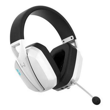 Fone de Ouvido Gamer Headset Warrior Balder Preto e Branco Conexões Bluetooth/USB/P3 com Microfone - PH703-SINOP-03