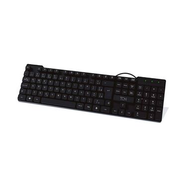 Teclado USB Slim TCN Preto Slim 950 - 72323-SINOP-03